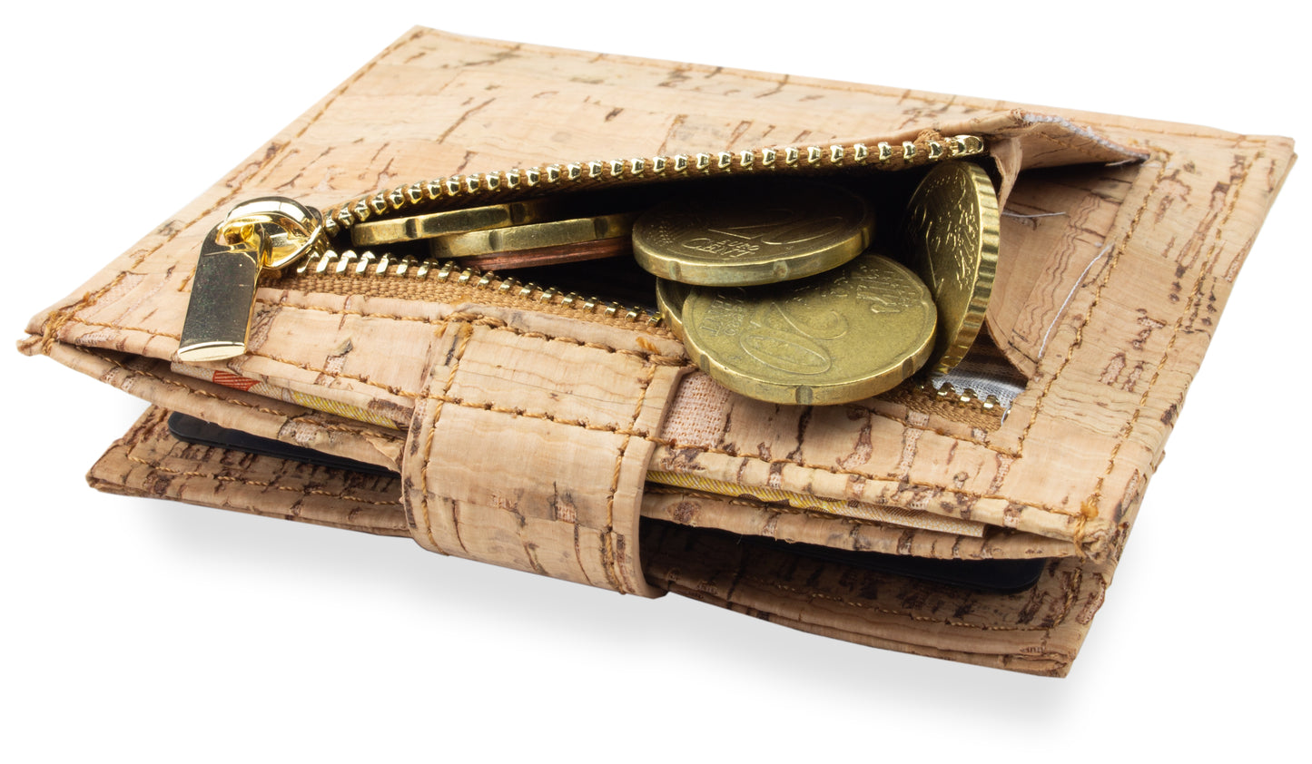 Geldbeutel aus Corcfasern "Flapfold Edition Corc"
