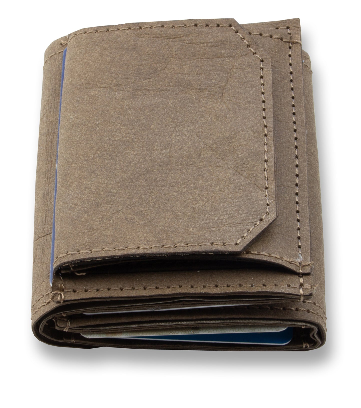 Geldbeutel aus Kraftpapier "Trifold Edition Chocolate"