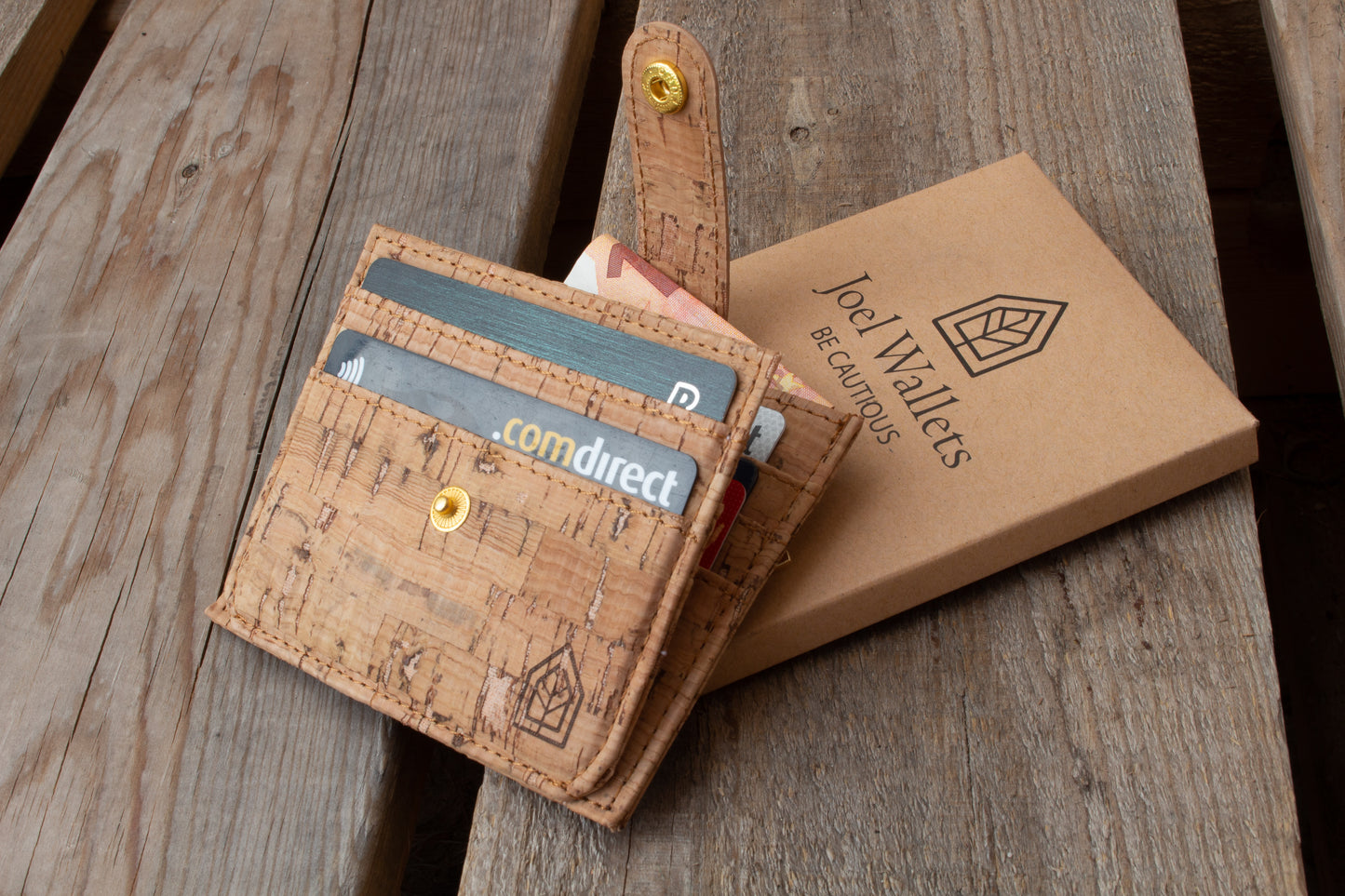 Geldbeutel aus Corcfasern "Flapfold Edition Corc"